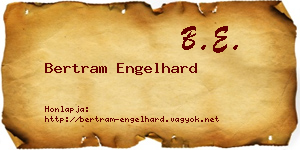 Bertram Engelhard névjegykártya